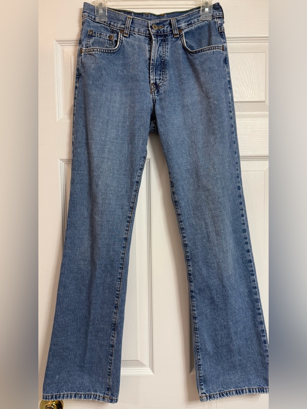 Vintage 90s/Y2K Lucky Brand Dungarees Women’s Low Rise Fit Flare Jeans Size 2